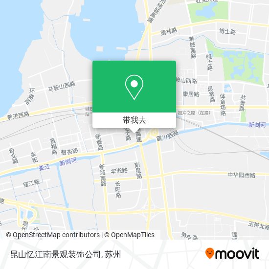 昆山忆江南景观装饰公司地图
