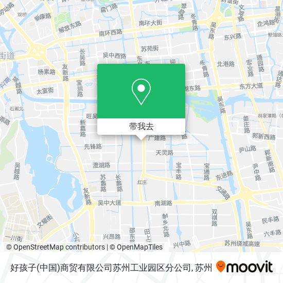 好孩子(中国)商贸有限公司苏州工业园区分公司地图