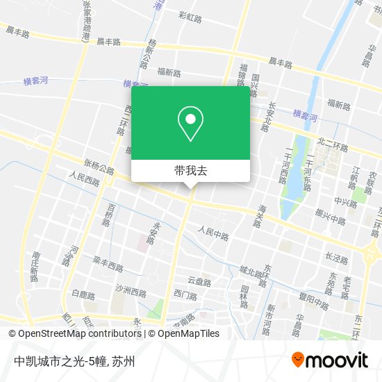 中凯城市之光-5幢地图