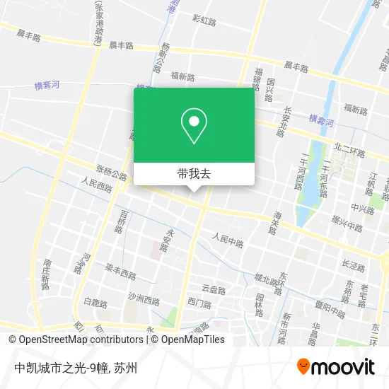 中凯城市之光-9幢地图