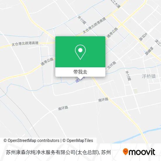 苏州康淼尔纯净水服务有限公司(太仓总部)地图