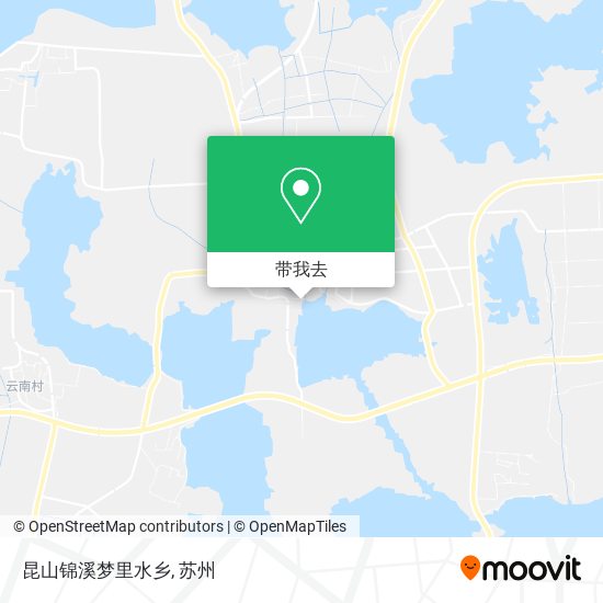 昆山锦溪梦里水乡地图