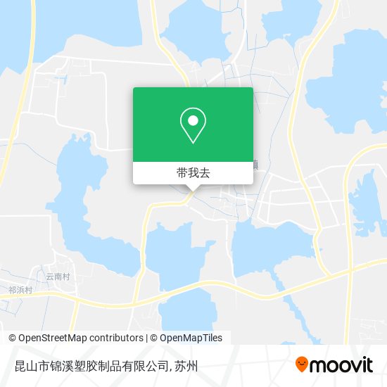 昆山市锦溪塑胶制品有限公司地图