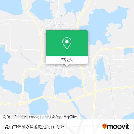 昆山市锦溪永昌蓄电池商行地图