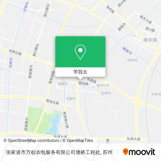 张家港市万创农电服务有限公司塘桥工程处地图