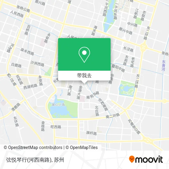 弦悦琴行(河西南路)地图