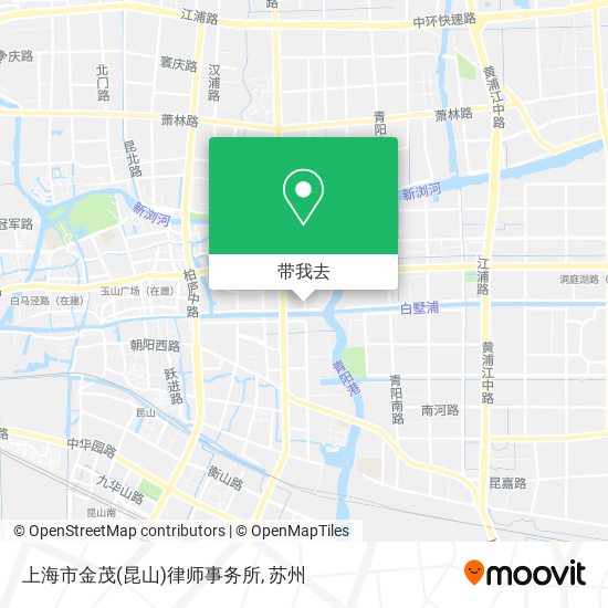 上海市金茂(昆山)律师事务所地图