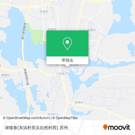 谢馥春(东浜村里浜自然村西)地图