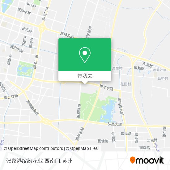 张家港缤纷花业-西南门地图