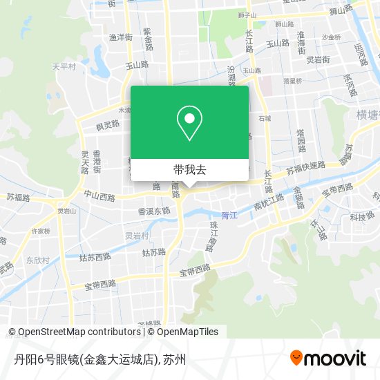 丹阳6号眼镜(金鑫大运城店)地图
