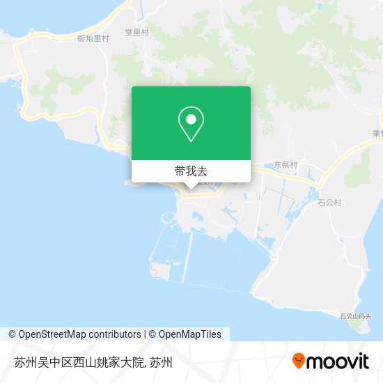 苏州吴中区西山姚家大院地图