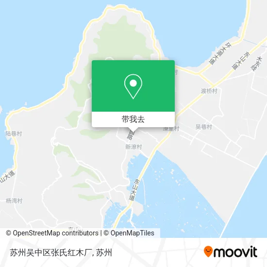 苏州吴中区张氏红木厂地图