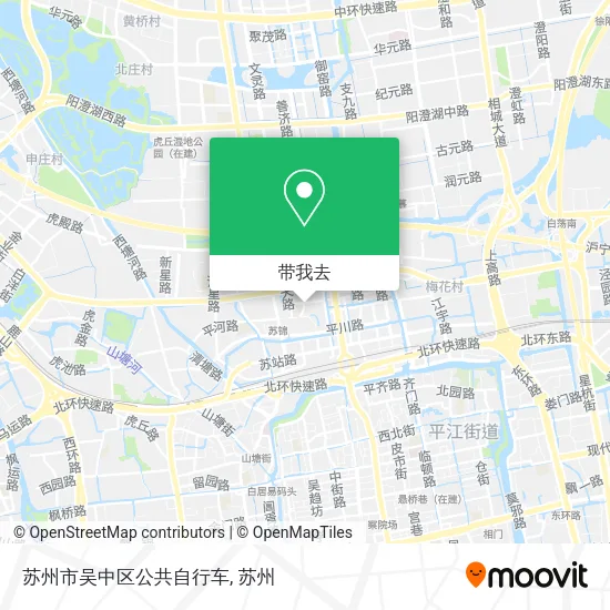 苏州市吴中区公共自行车地图