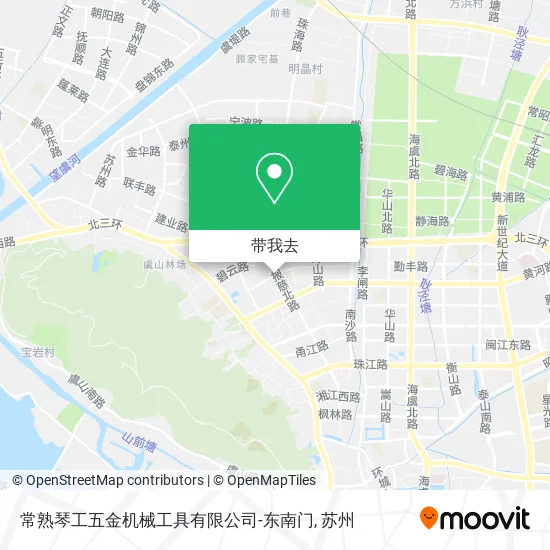 常熟琴工五金机械工具有限公司-东南门地图