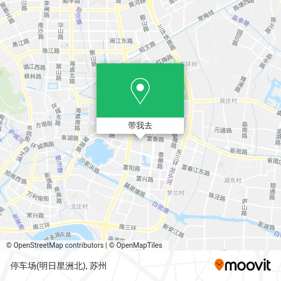 停车场(明日星洲北)地图