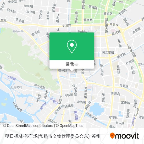 明日枫林-停车场(常熟市文物管理委员会东)地图