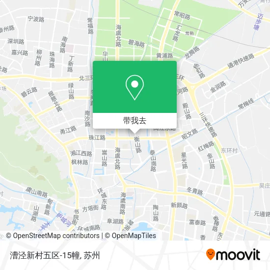 漕泾新村五区-15幢地图