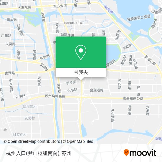杭州入口(尹山枢纽南向)地图