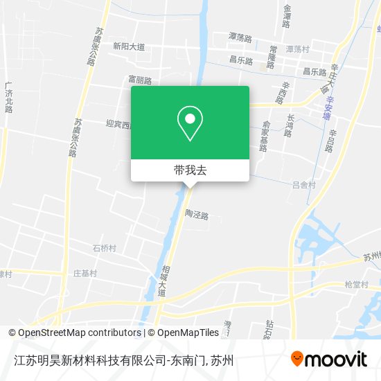 江苏明昊新材料科技有限公司-东南门地图