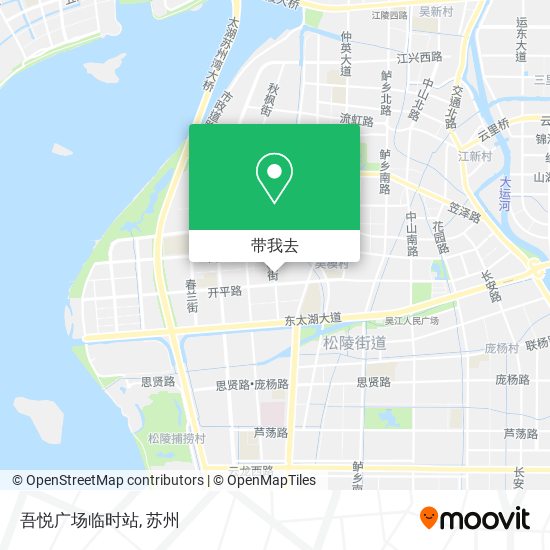 吾悦广场临时站地图