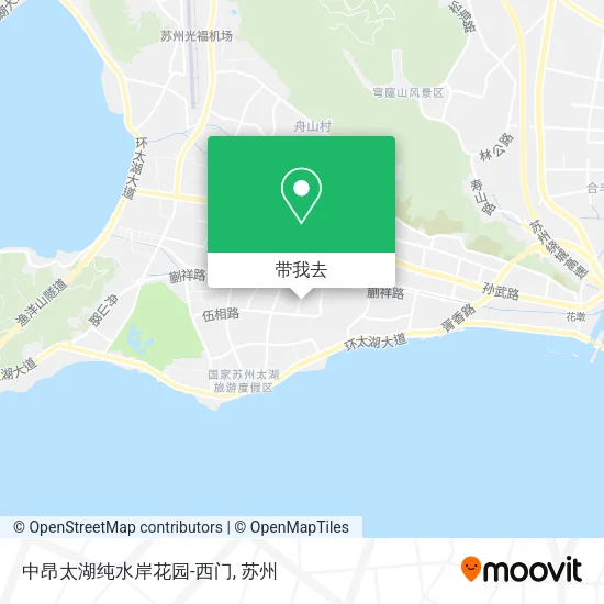 中昂太湖纯水岸花园-西门地图