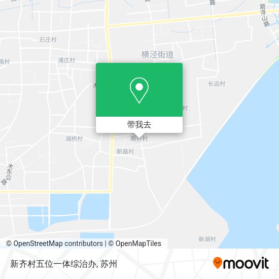 新齐村五位一体综治办地图