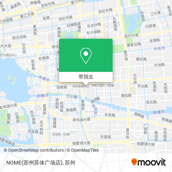 NOME(苏州苏体广场店)地图