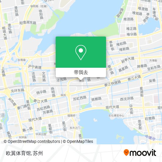 欧翼体育馆地图