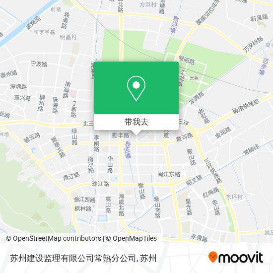 苏州建设监理有限公司常熟分公司地图