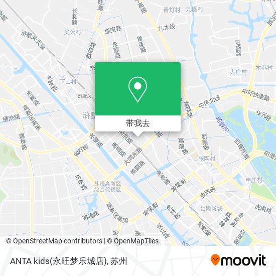 ANTA kids(永旺梦乐城店)地图