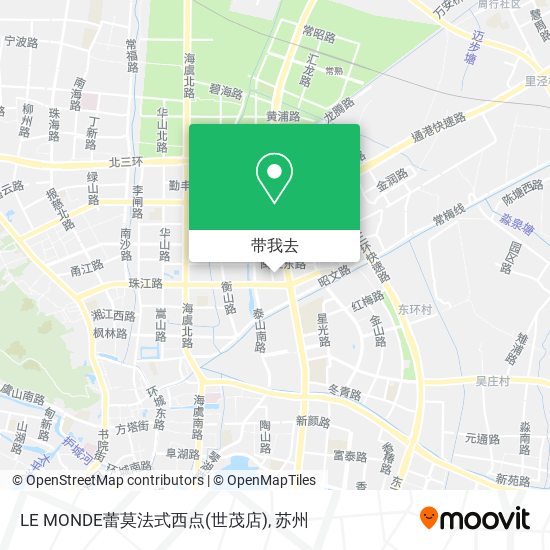LE MONDE蕾莫法式西点(世茂店)地图