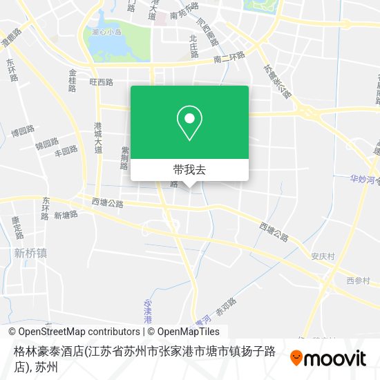 格林豪泰酒店(江苏省苏州市张家港市塘市镇扬子路店)地图