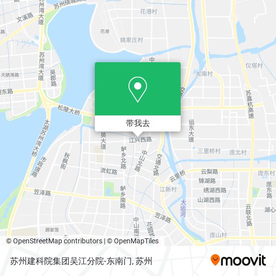 苏州建科院集团吴江分院-东南门地图