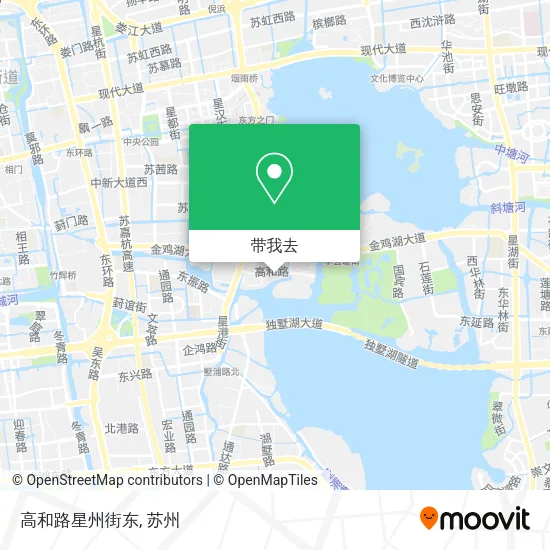 高和路星州街东地图