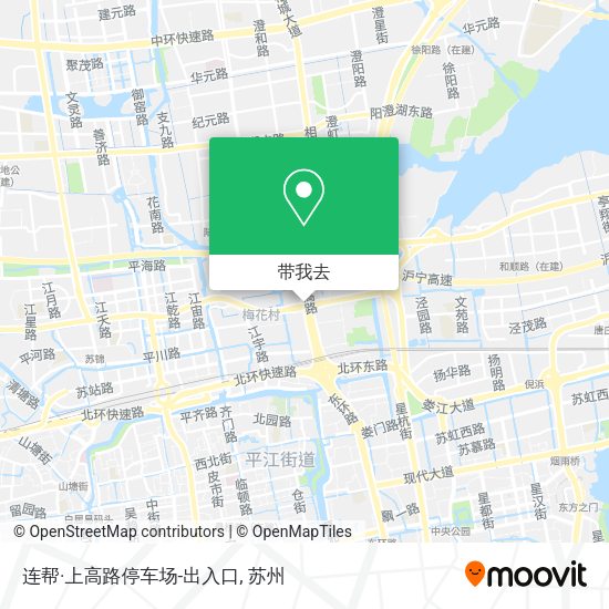 连帮·上高路停车场-出入口地图