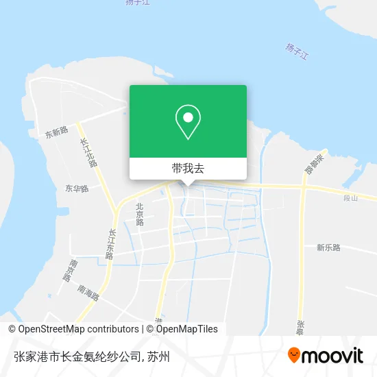 张家港市长金氨纶纱公司地图