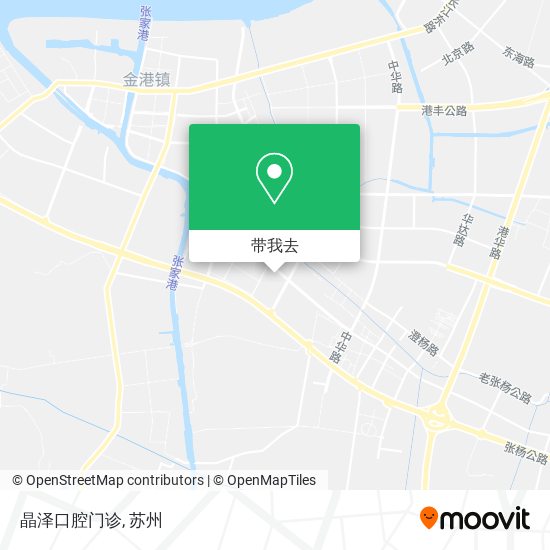 晶泽口腔门诊地图