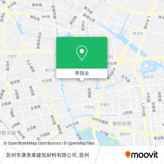 苏州市康美泰建筑材料有限公司地图