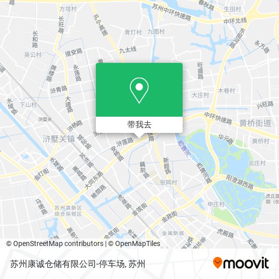 苏州康诚仓储有限公司-停车场地图