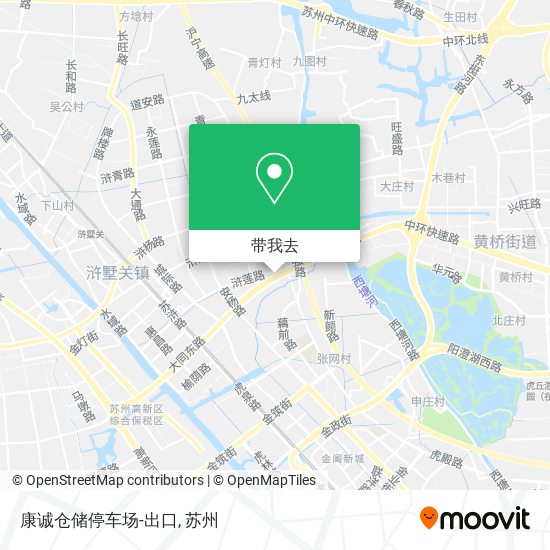 康诚仓储停车场-出口地图