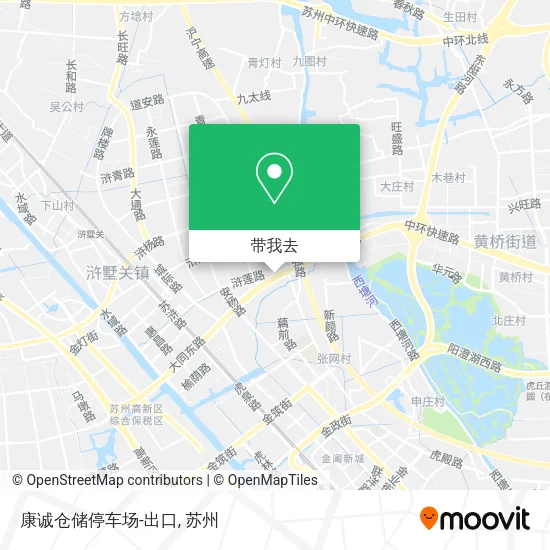 康诚仓储停车场-出口地图