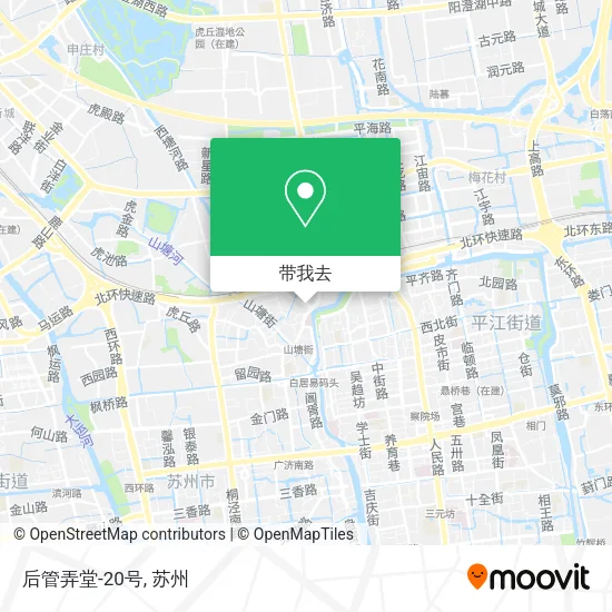 后管弄堂-20号地图
