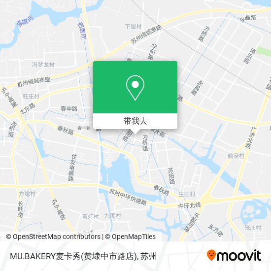 MU.BAKERY麦卡秀(黄埭中市路店)地图