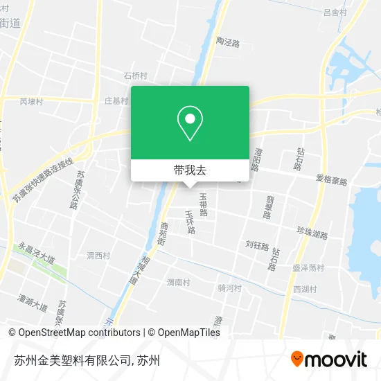 苏州金美塑料有限公司地图