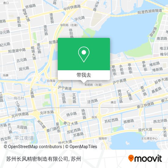 苏州长风精密制造有限公司地图