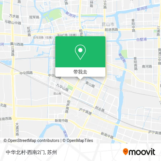中华北村-西南2门地图