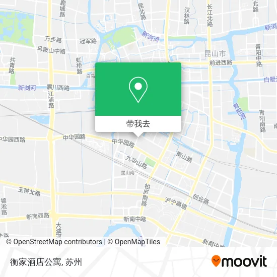 衡家酒店公寓地图