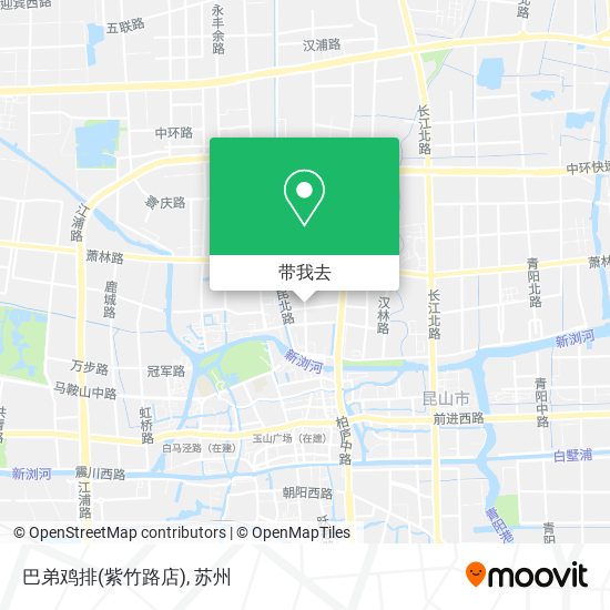 巴弟鸡排(紫竹路店)地图