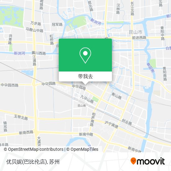 优贝妮(巴比伦店)地图