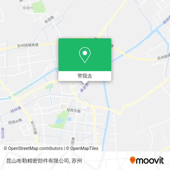 昆山布勒精密部件有限公司地图